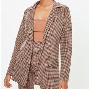 Missguided New Heritage Plaid Blazer